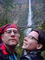 Multnomah Falls - Bethany and I pose